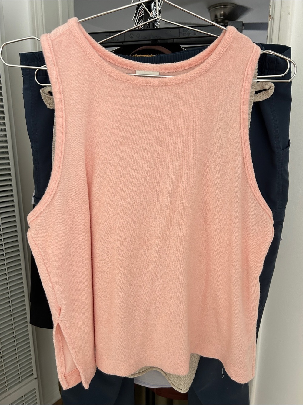A New Day Terry Cloth Tank. Size Medium. PTP 19”. Baby pink. - Picture 1 of 5